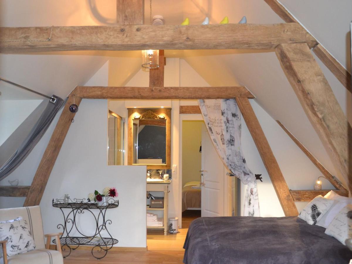 Maison D'Hotes La Bihoree Saint-Germain-de-Livet Zimmer foto